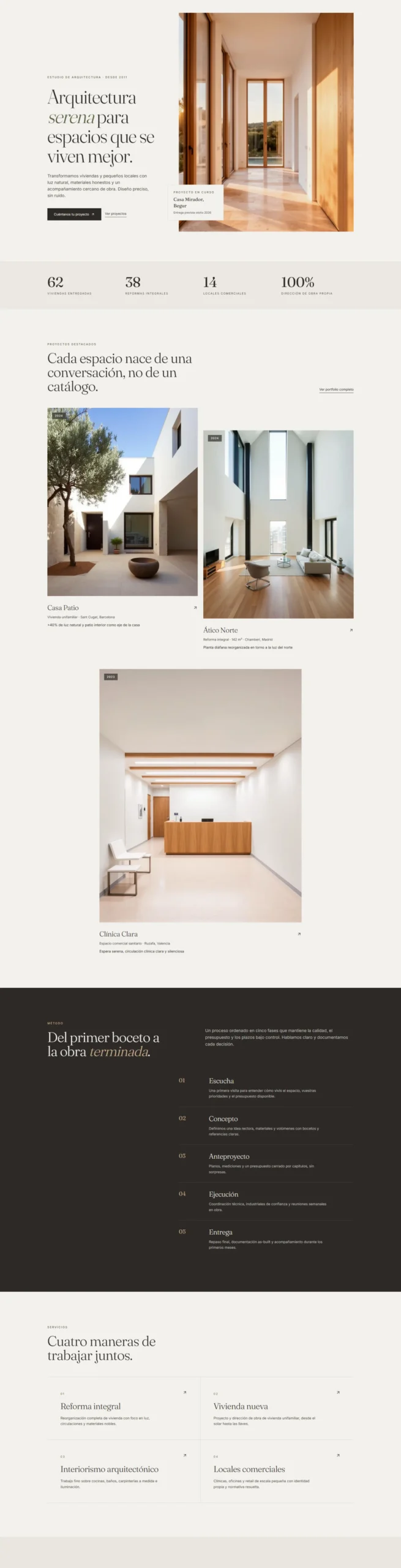 diseño web para arquitectos