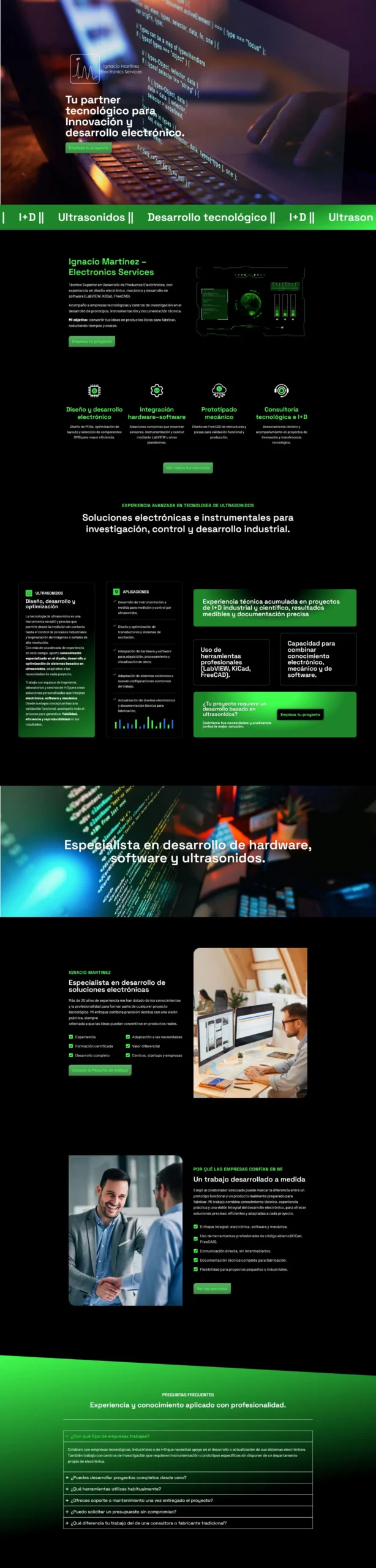 web para autónomos y pymes