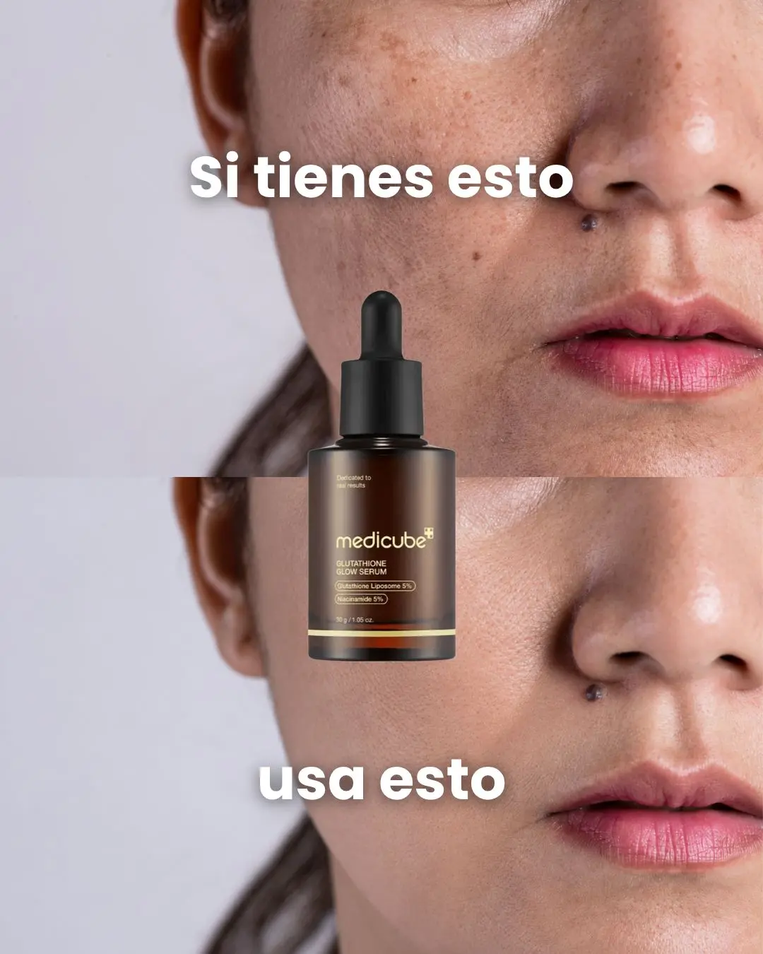 Producto real integrado en un escenario creado con inteligencia artificial